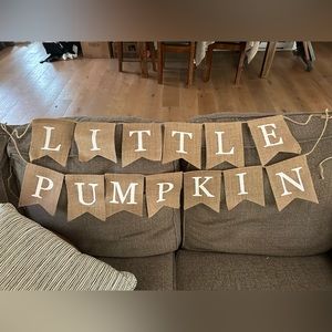 Little Pumpkin Banner